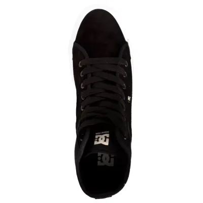 DC SHOES ZAPATILLAS MANUAL HI SD NEGRO CON SUELA BLANCA