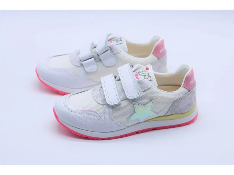 DEPORTIVO DE PIEL CON VELCRO 291107 PABLOSKY EN COLOR BLANCO