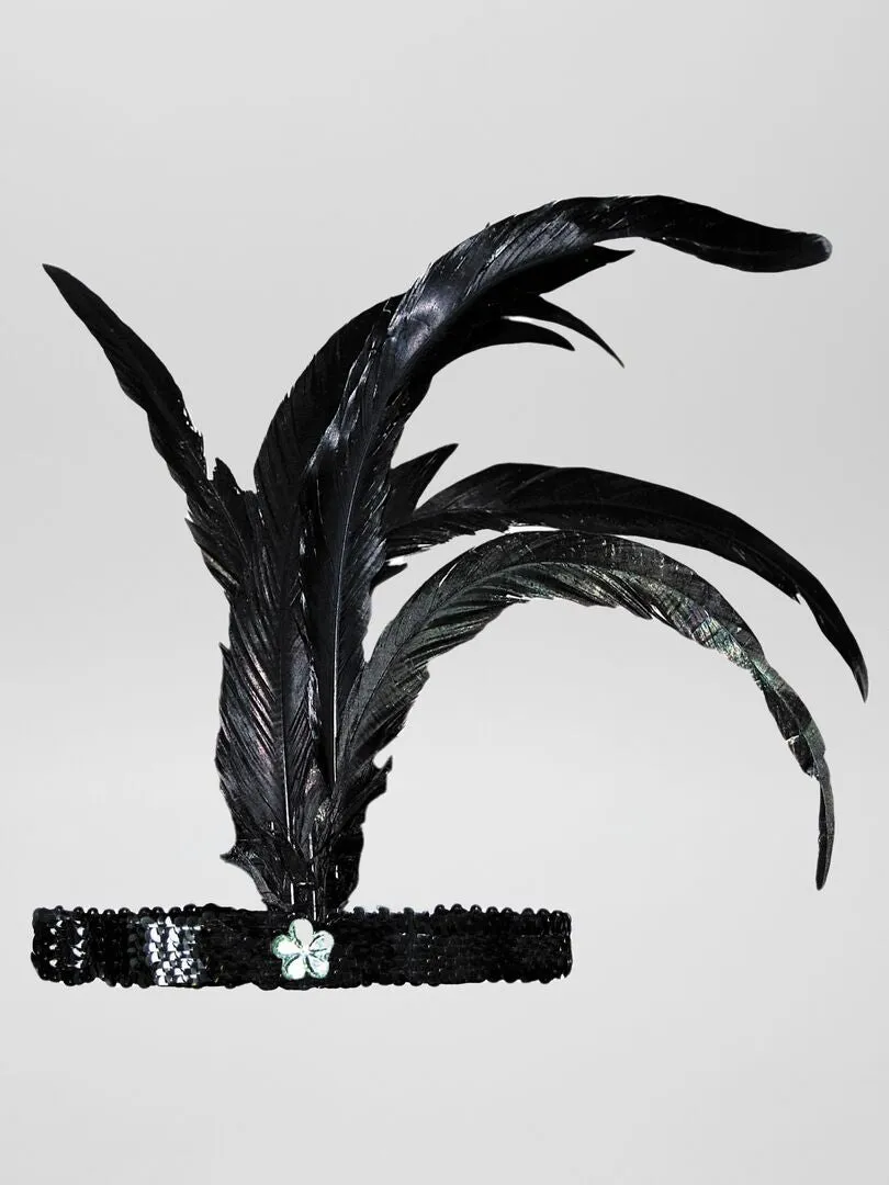 DIADEMA 'CHARLESTóN'  DISFRAZ  NEGRO