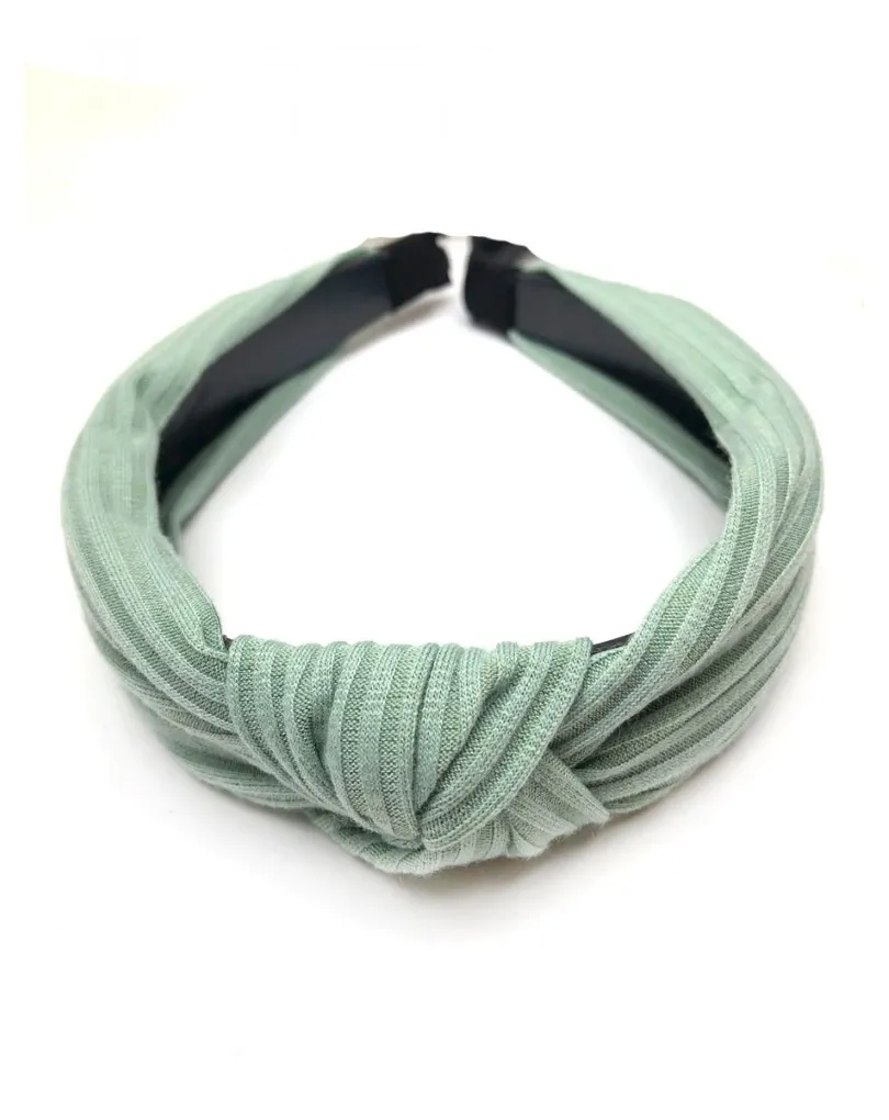 DIADEMAS PARA MUJER VERDES CON DETALLE DE NUDO TIPO TURBANTE