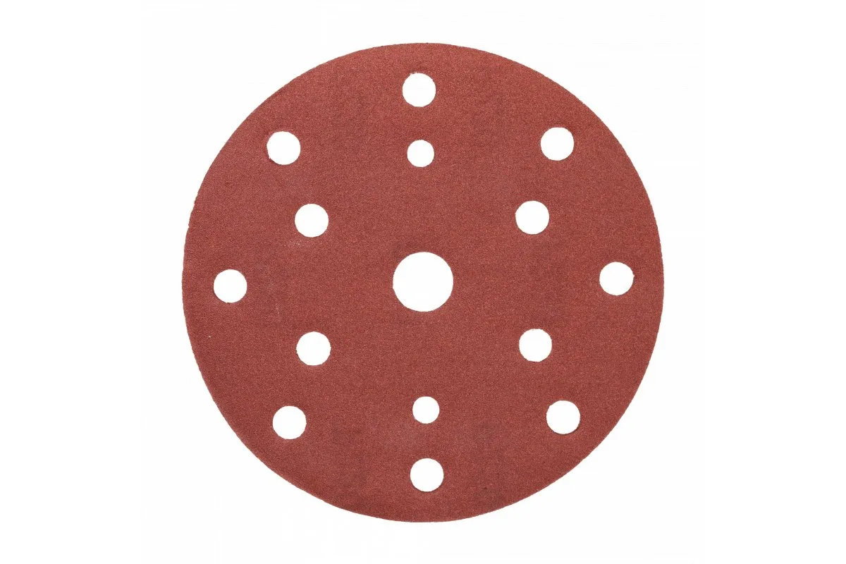 Disco abrasivo con orificios para metal ø150mm #220 5uds.