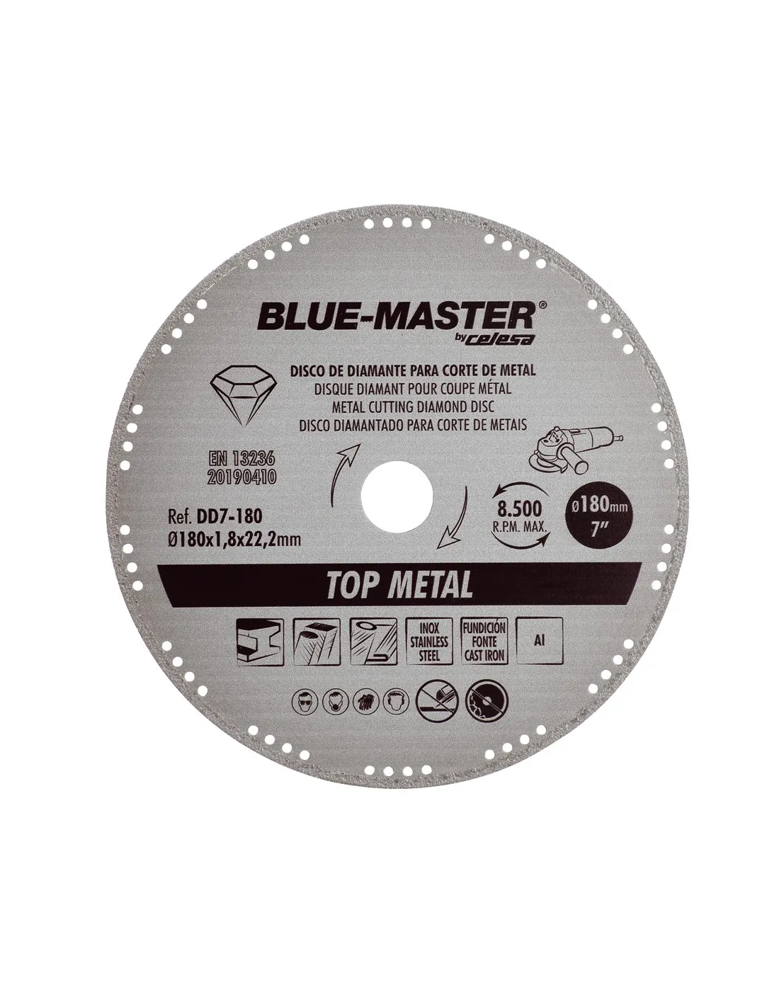 DISCO DIAMANTE/ METAL Ø115X1,2X22,23MM
