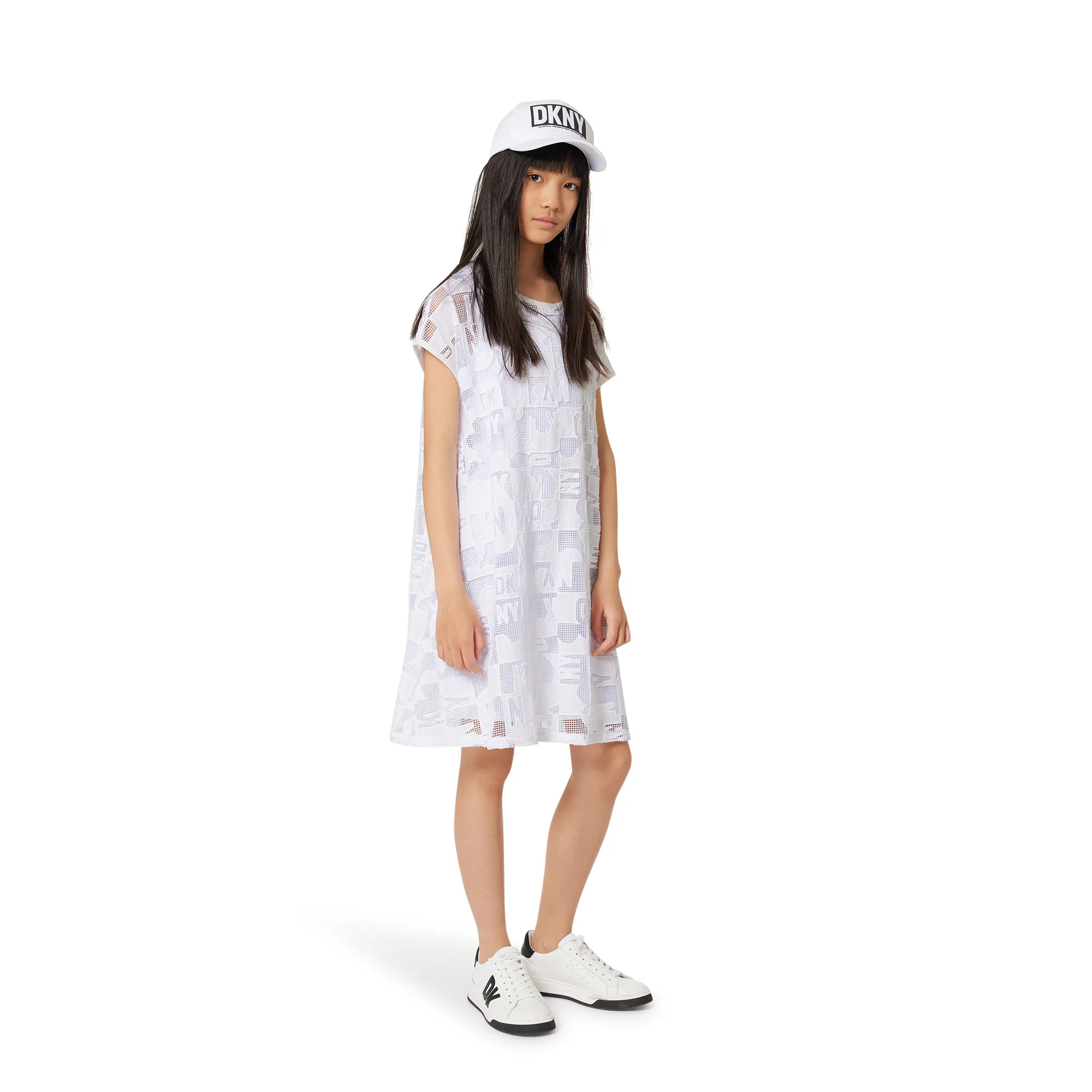 DKNY Gorra con logo y velcro