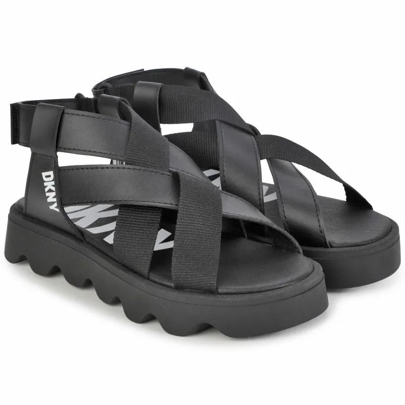 DKNY Sandalias con velcro