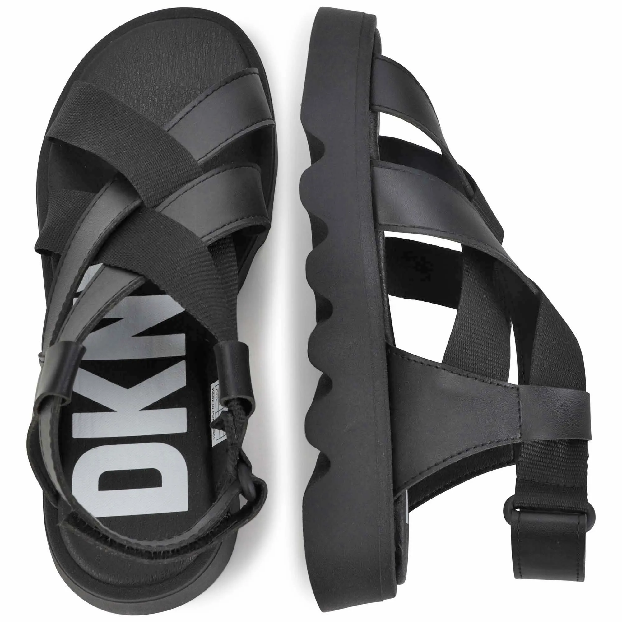 DKNY Sandalias con velcro