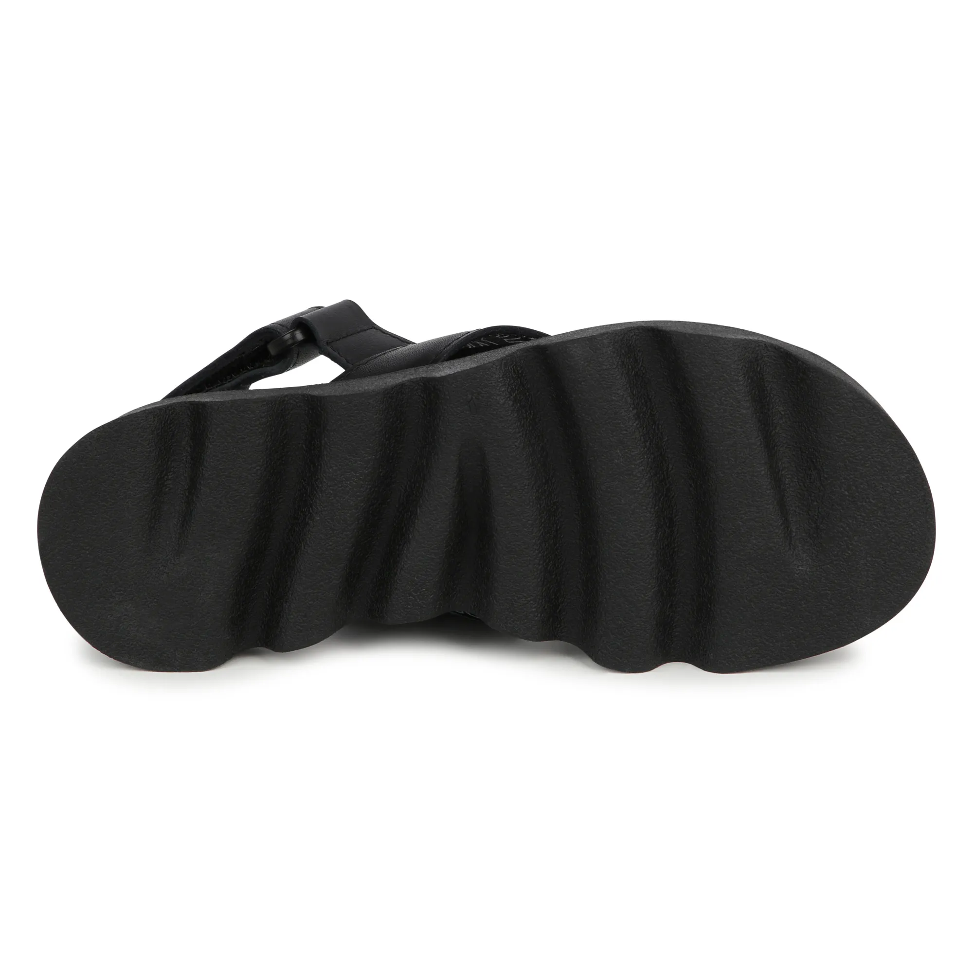 DKNY Sandalias de cuero con velcro