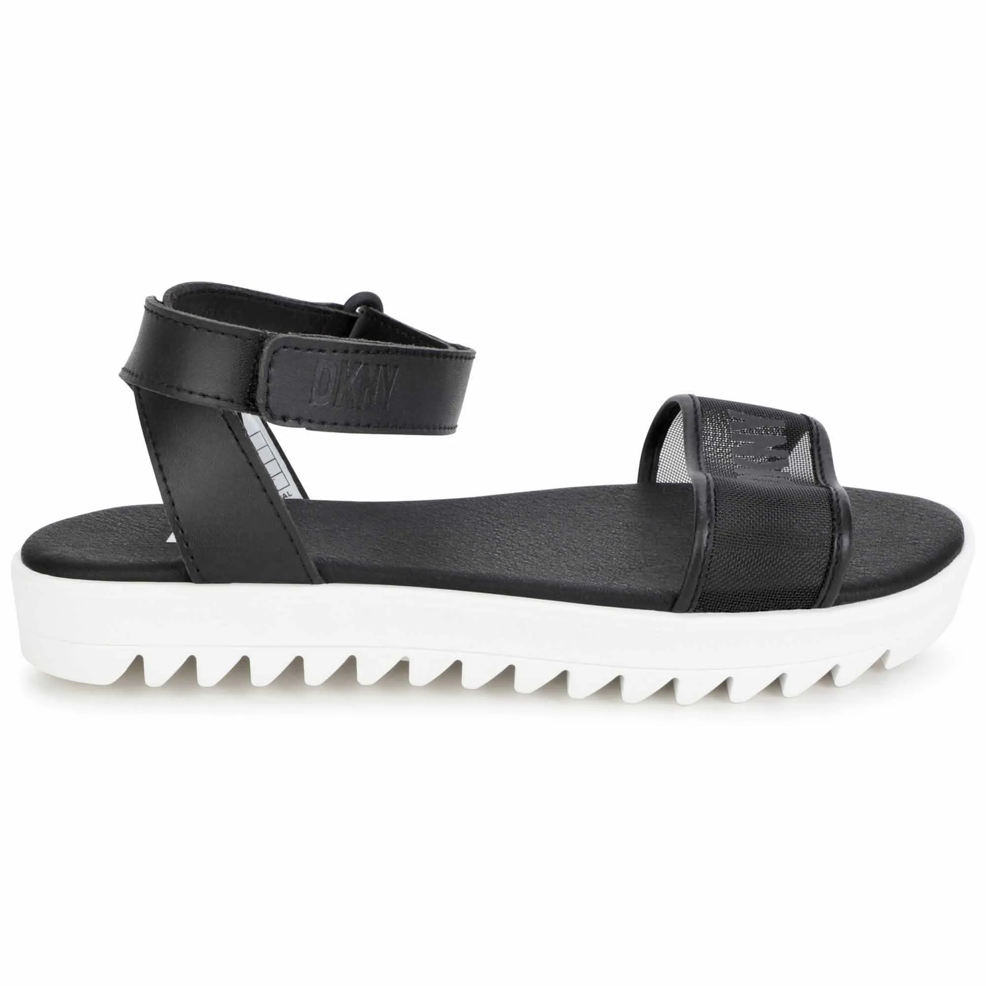 DKNY Sandalias de malla con velcro