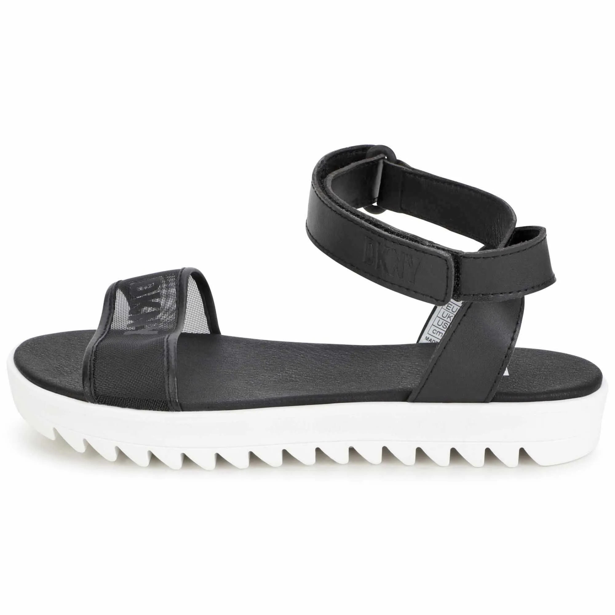 DKNY Sandalias de malla con velcro