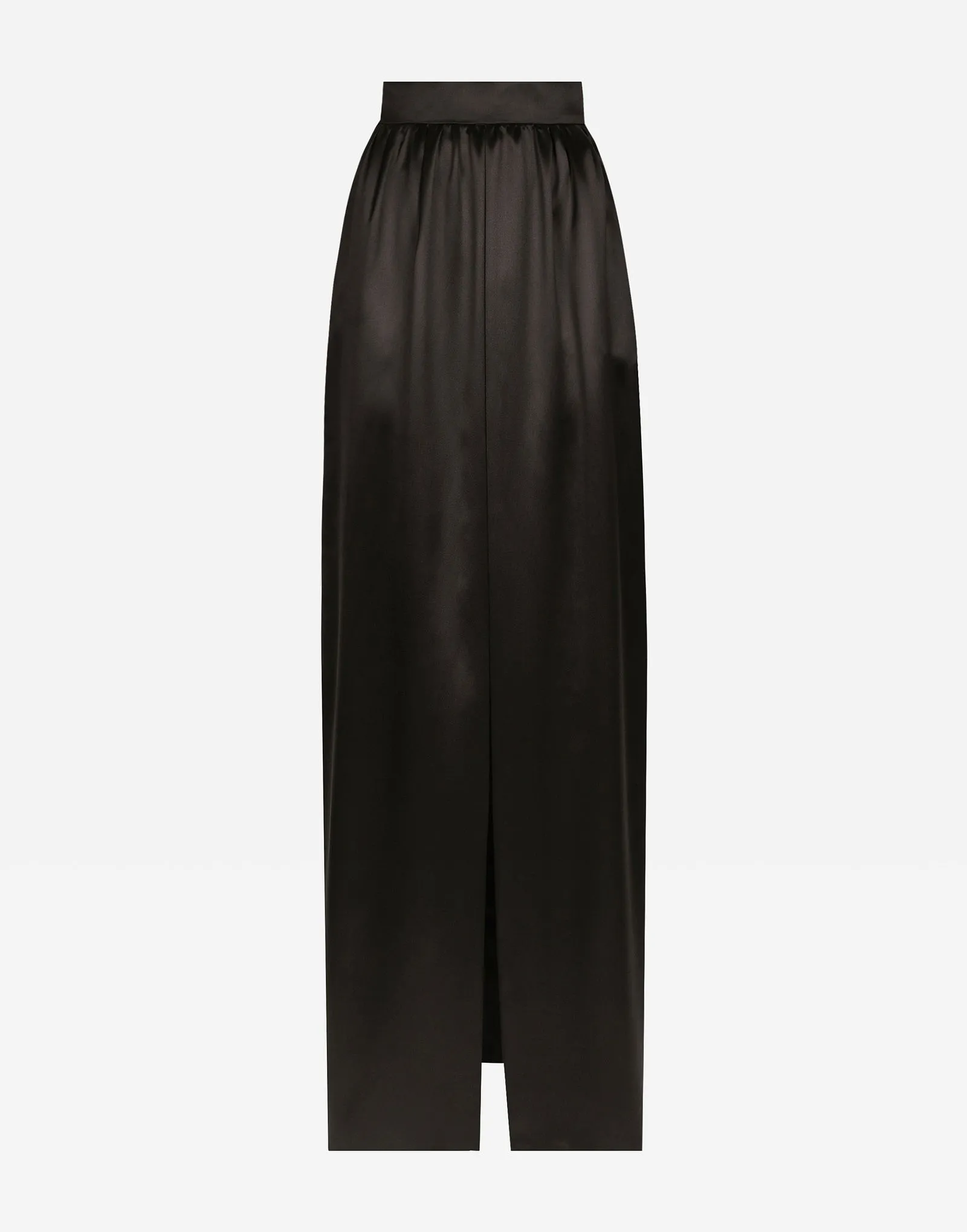 Dolce & Gabbana Satin Skirt With Slit