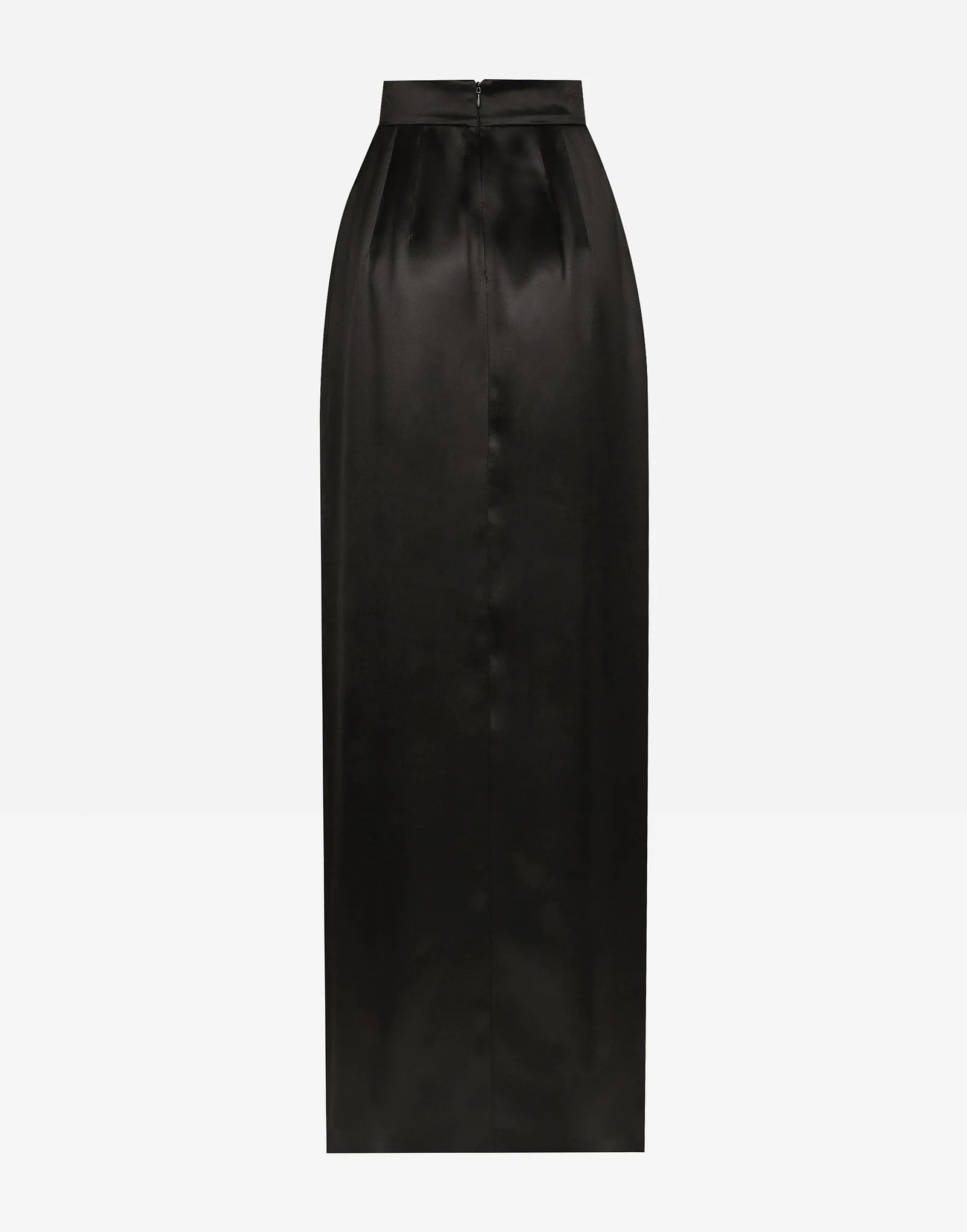 Dolce & Gabbana Satin Skirt With Slit