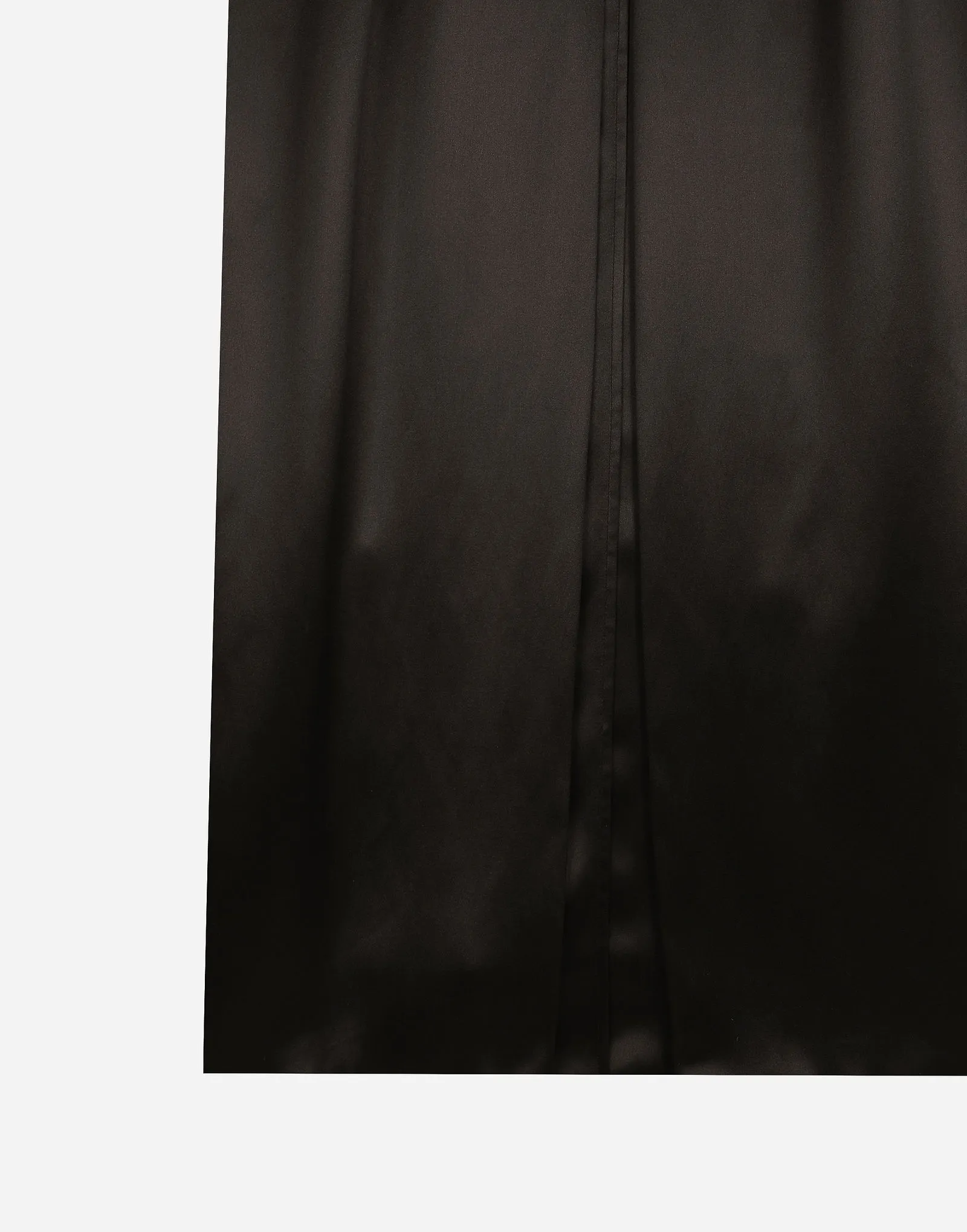 Dolce & Gabbana Satin Skirt With Slit