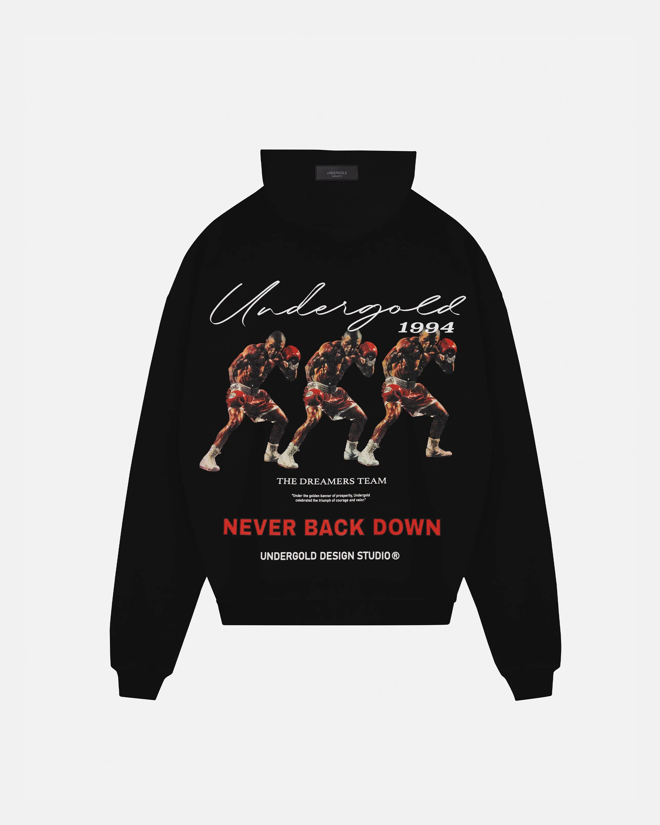 Dreamers Never Back Down Hoodie Black