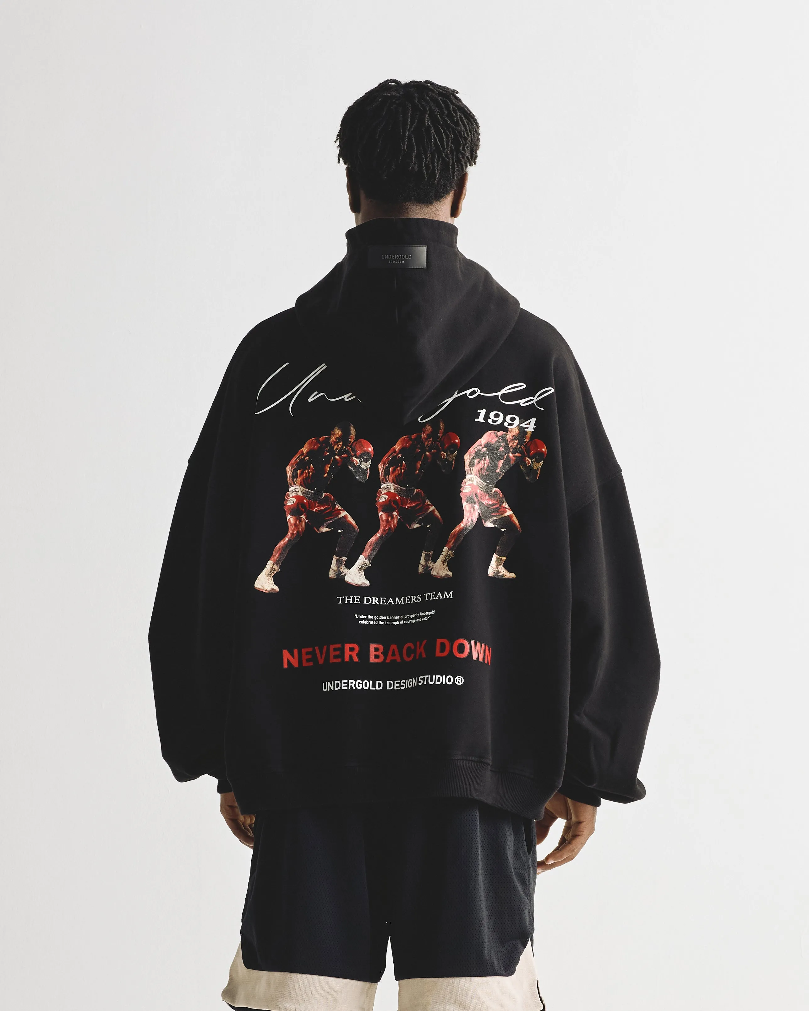 Dreamers Never Back Down Hoodie Black