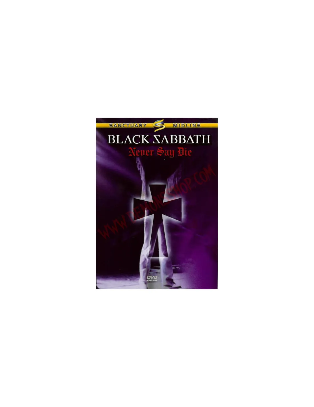 DVD BLACK SABBATH  NEVER SAY DIER