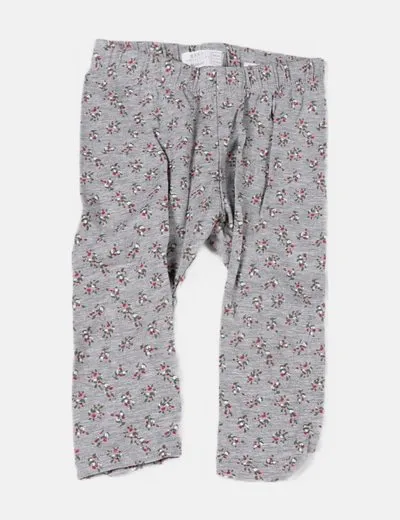 El Corte Inglés Legging gris estampado floral