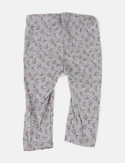 El Corte Inglés Legging gris estampado floral