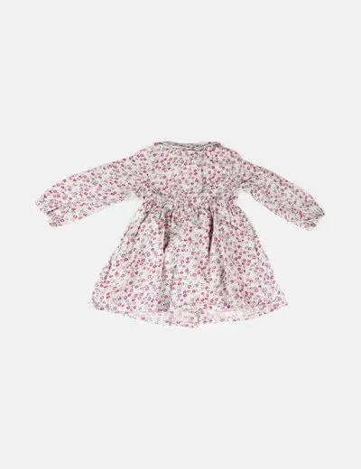 El Corte Inglés Vestido gris estampado floral