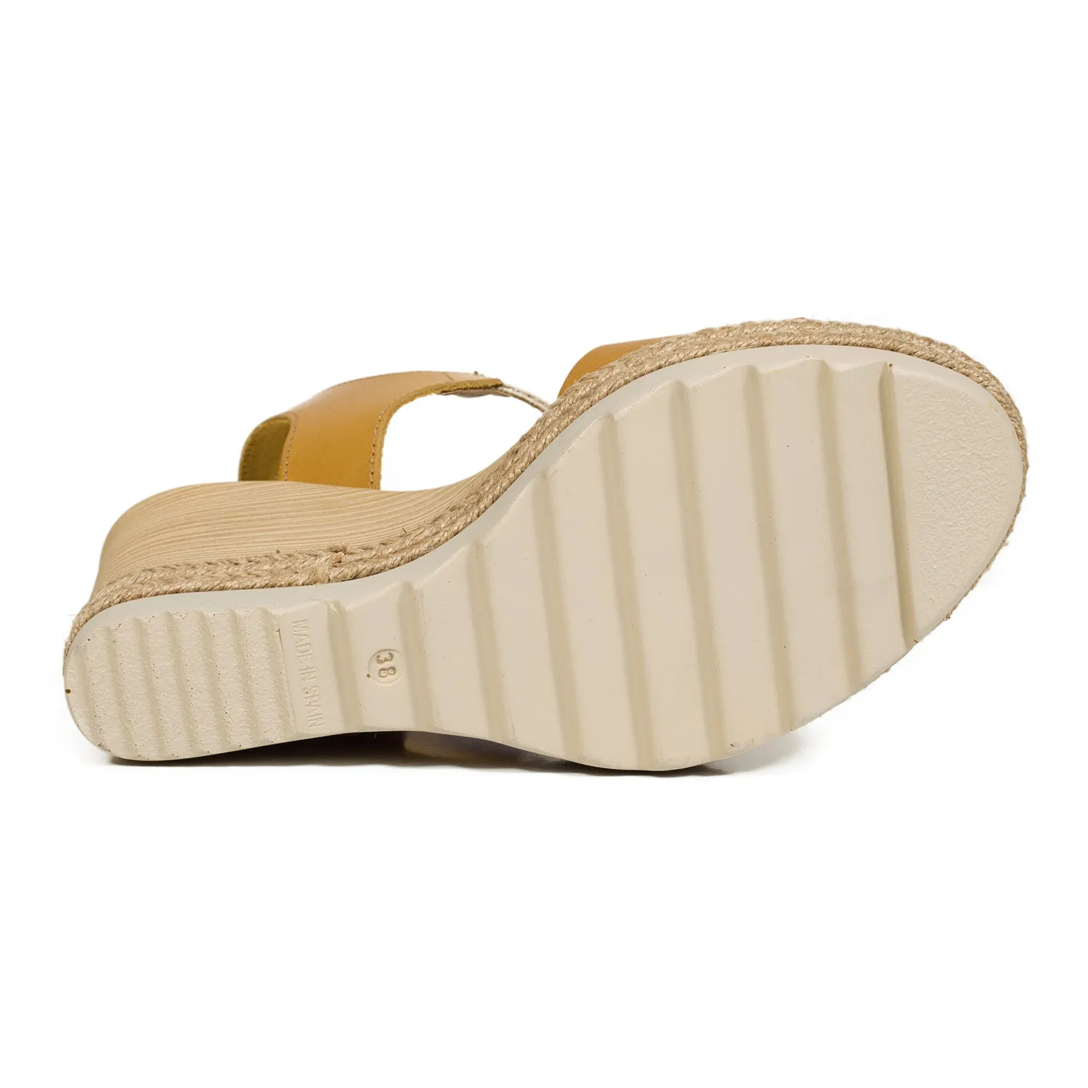ELÁSTICO – Cuña con velcro y elástico MOSTAZA