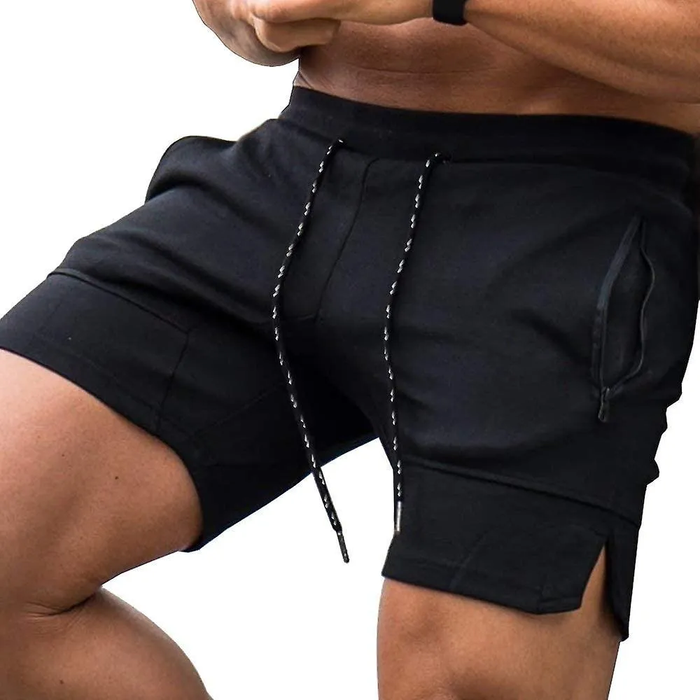 Entrenamiento Masculino Gimnasio Pantalones Cortos Levantamiento de Pesas Culturismo Sentadilla Fitness Jogger