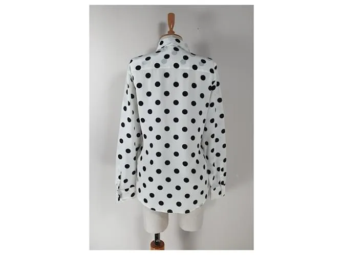 Equipment Tops Negro Blanco 