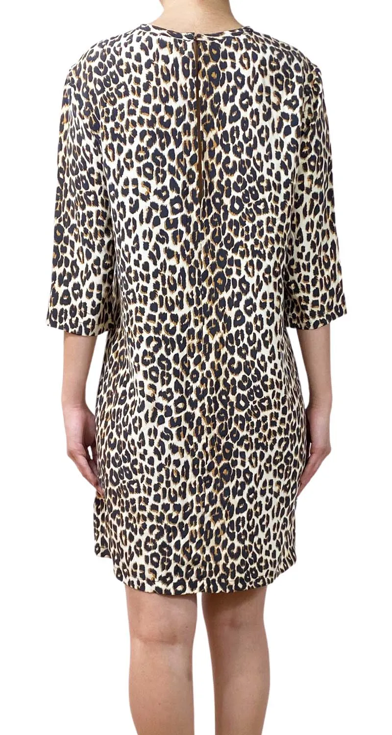 EQUIPMENT Vestido Seda Animal Print