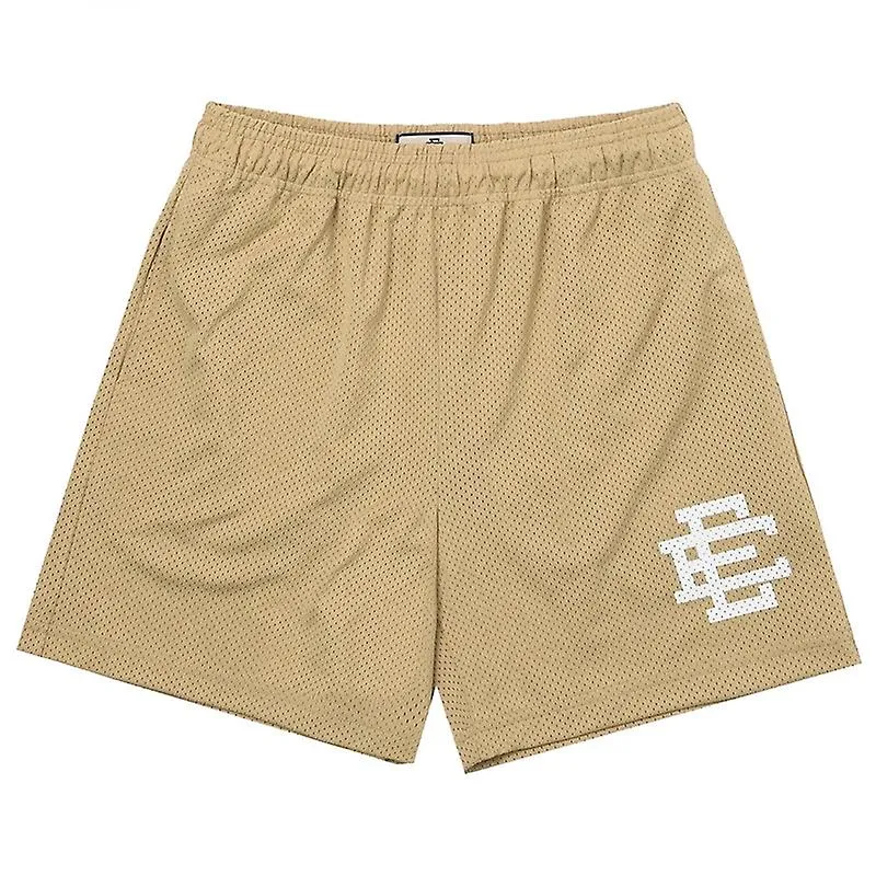 Eric Emanuel EE Pantalones Cortos Hombres Mujeres Básico Verano Casual Shorts Gimnasio Fitness Entrenamiento Mesh Sport Shorts M
