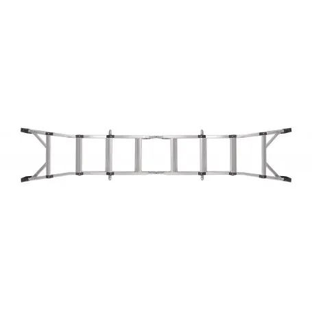 Escalera telescópica multiuso de aluminio 2x4+4 398cm WK700110 Werku