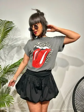 Falda Globo BOBBIE Negro