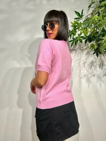 Falda Vaquera Cargo SYROS Negro