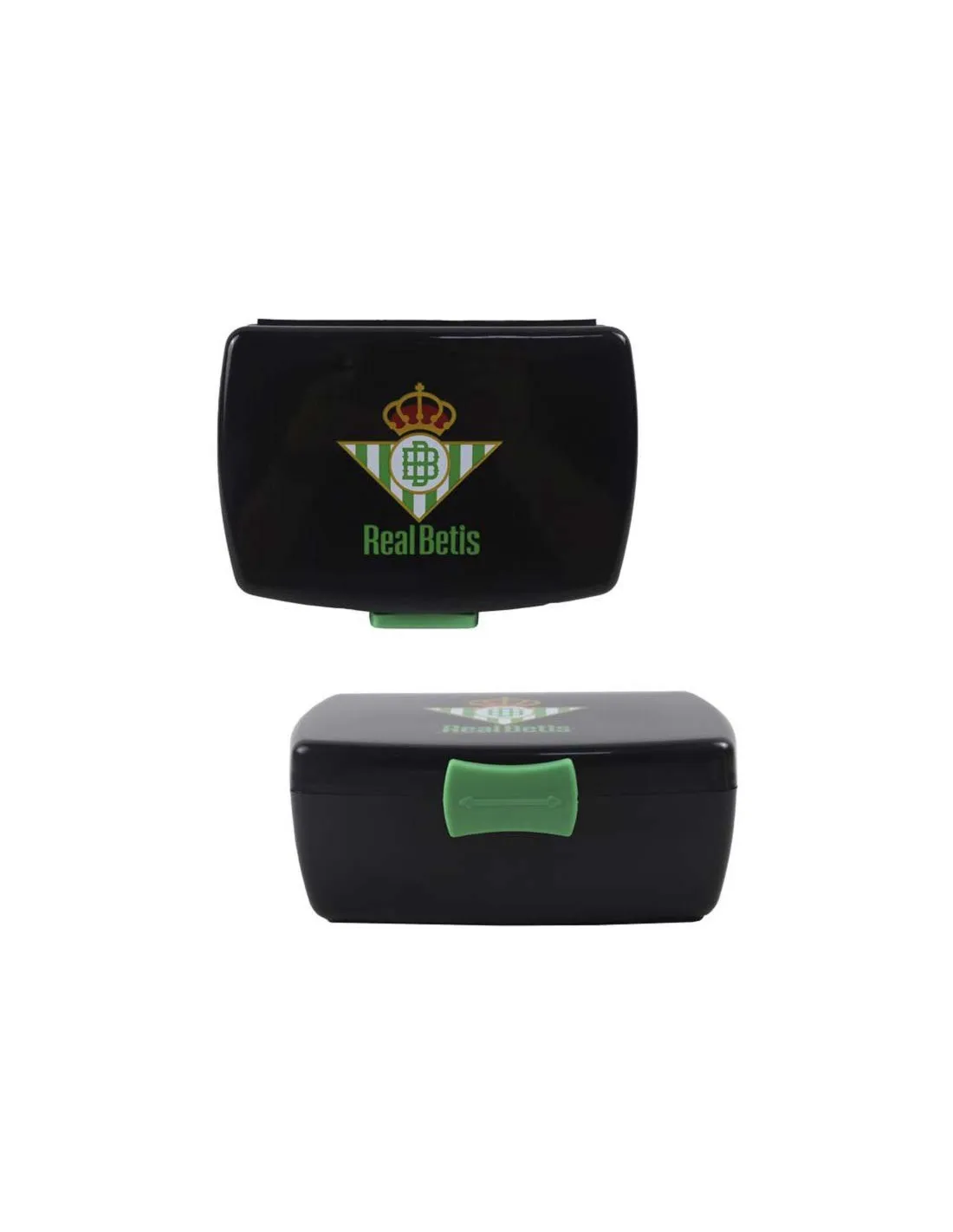 Fiambrera Real Betis con cierre de seguridad hermético