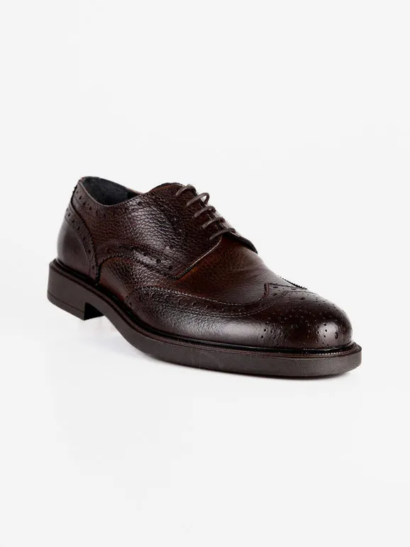 Freetime Zapatos Oxford en piel plena brogue