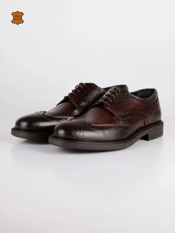 Freetime Zapatos Oxford en piel plena brogue
