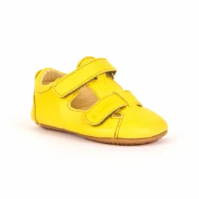 Froddo Prewalkers Sandalias Doble Velcro Amarillo