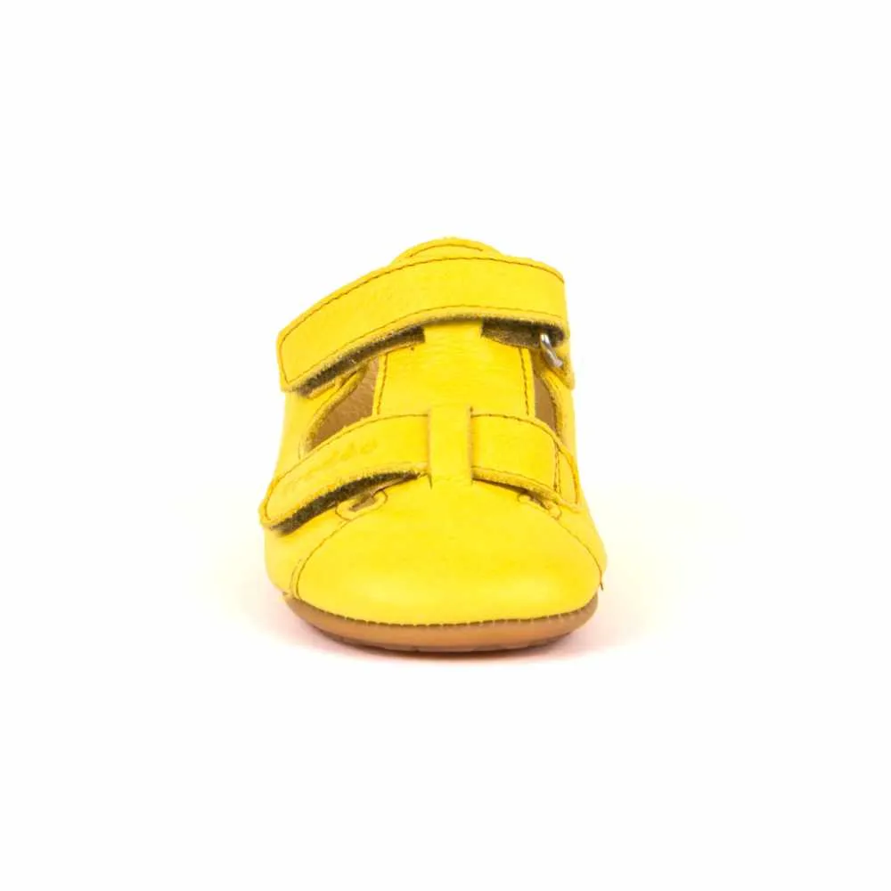 Froddo Prewalkers Sandalias Doble Velcro Amarillo