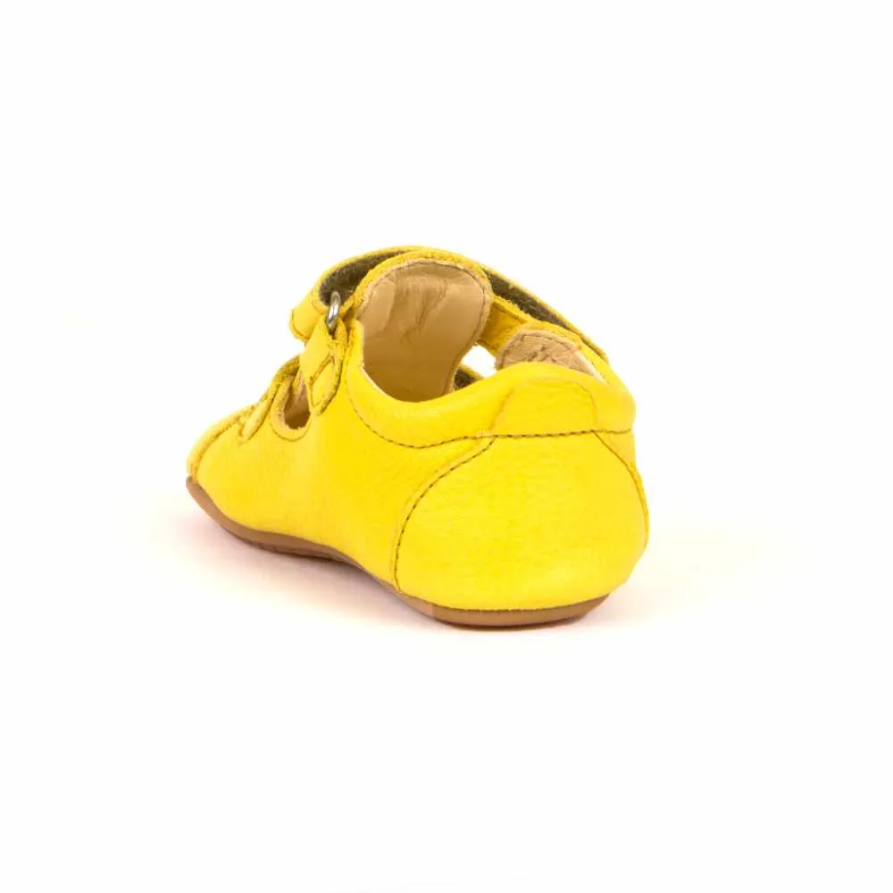 Froddo Prewalkers Sandalias Doble Velcro Amarillo
