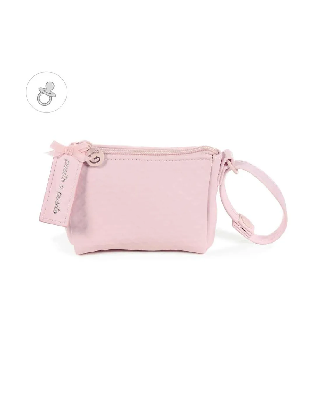 Funda chupete New Cotton rosa de Pasito a Pasito