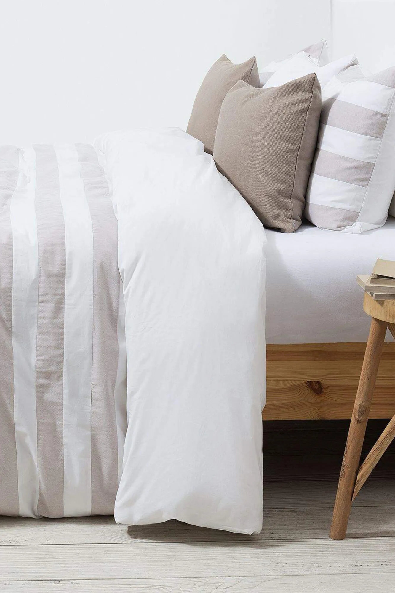 FUNDA N&OACUTE;RDICA ALGOD&OACUTE;N PERCAL COMBINACI&OACUTE;N TEJIDOS. CAMA 8090CM.