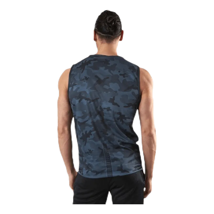 Gavelo Sniper Blue Sleeveless Tee Blue/Patterned