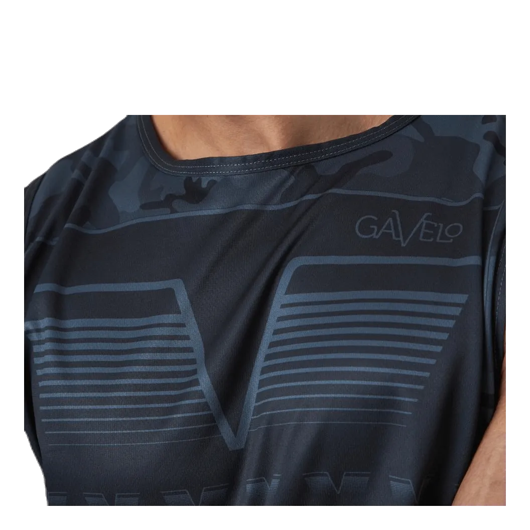 Gavelo Sniper Blue Sleeveless Tee Blue/Patterned