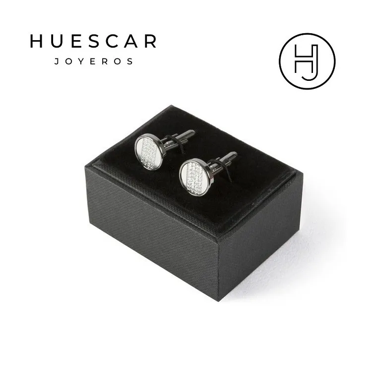 Gemelos personalizados escudos militares, cofradías ... plata de ley