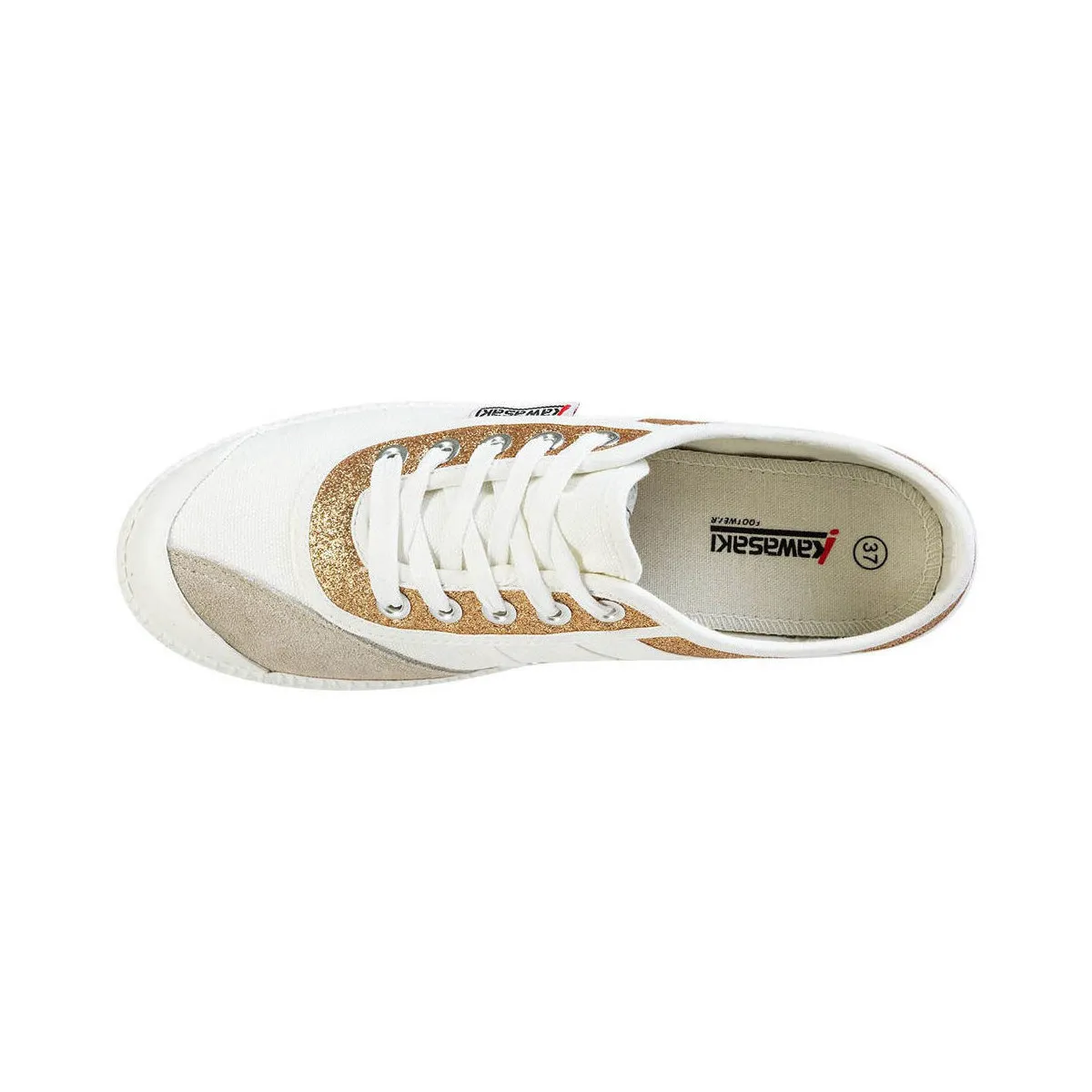 Glitter Canvas Shoe K194522 8890 Gold