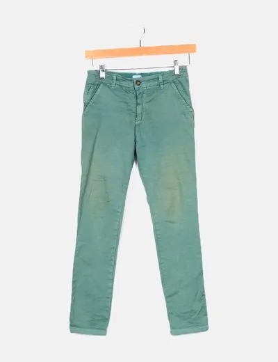 Gocco Pantalón chino verde