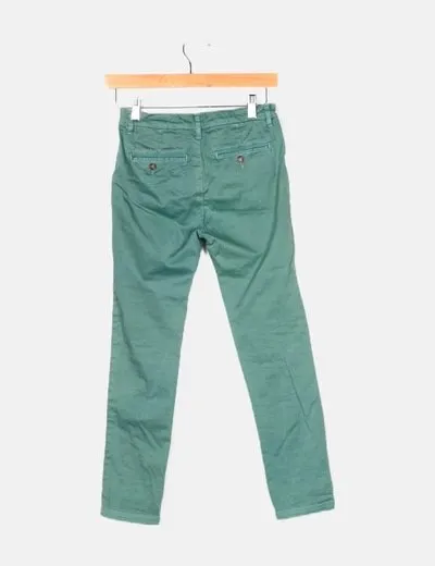 Gocco Pantalón chino verde