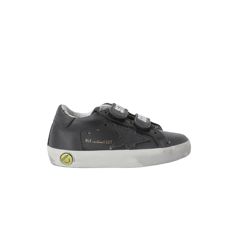 Golden Goose Old School Leather Upper Velcro Baby GJF00111.F000419.90100