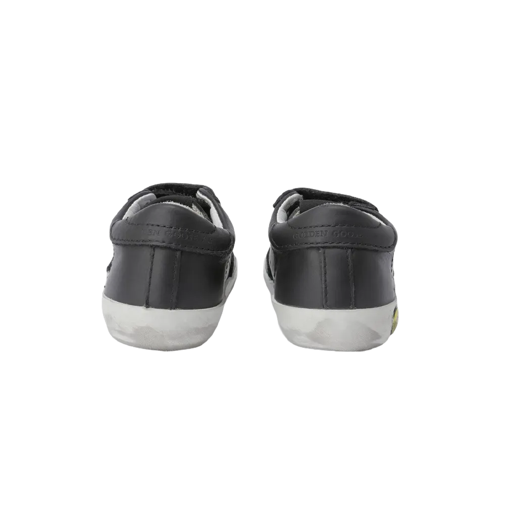 Golden Goose Old School Leather Upper Velcro Baby GJF00111.F000419.90100