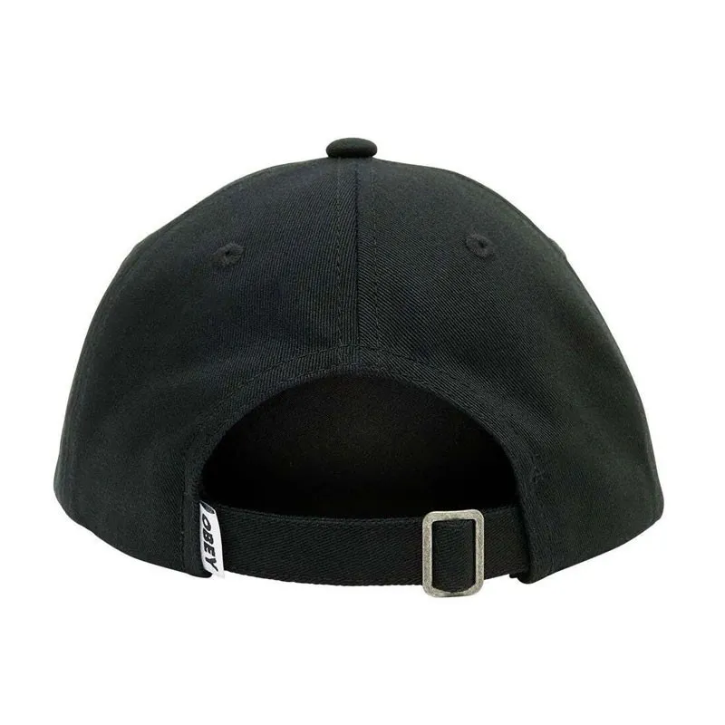 Gorra Obey: Bold Twill 6 Panel Strapback (Black)