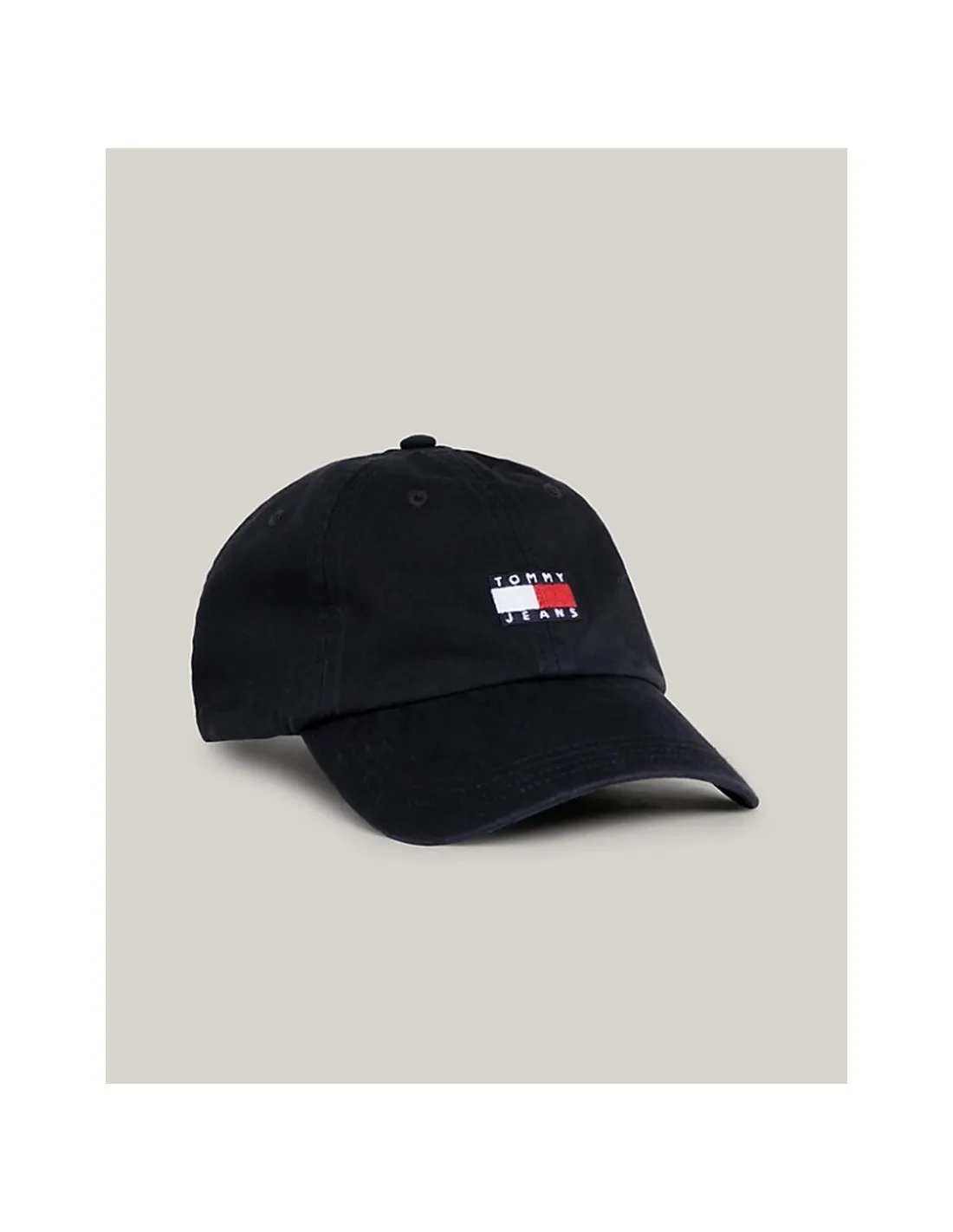 GORRA TOMMY HILFIGER NEGRA LOGO FRONTAL  ECOOL