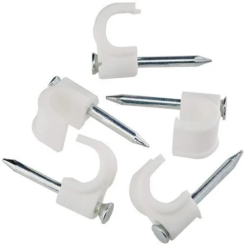 Grapillon De 7 Mm Para Cable Redondo (100uds/bolsa)  Blanco
