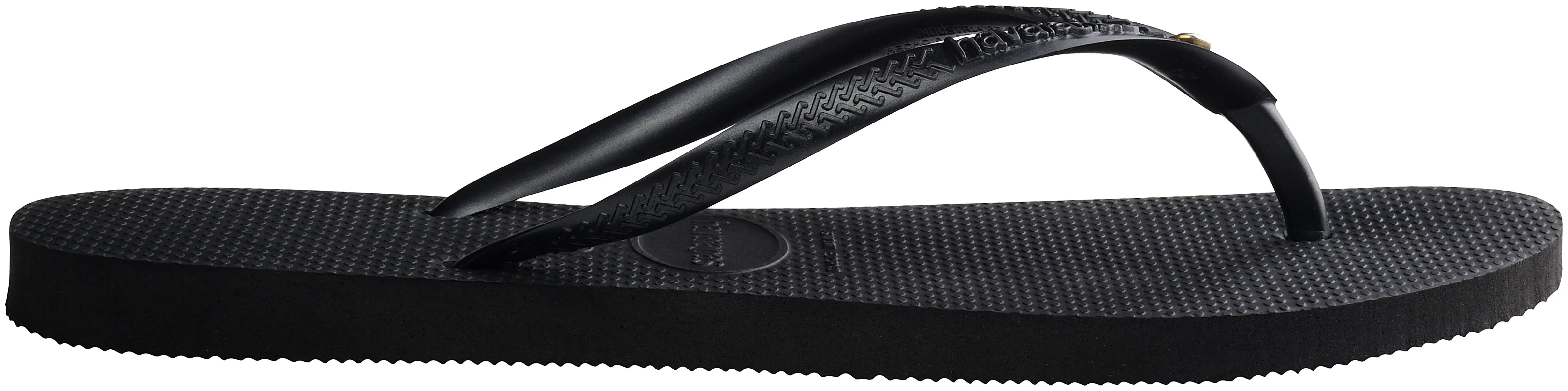 Havaianas Slim Crystal SW II Chanclas con cristal Swarovsky para mujer en rosa oro