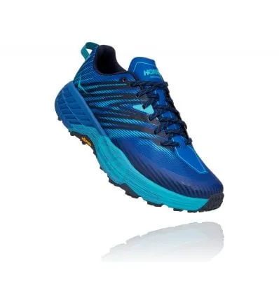 Hoka One One Speedgoat 4 (MAR DE TURQUÍA/ AZUL DE CUBA) Zapatos de hombre de pista